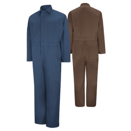 Twill Action-Back Coveralls from Red Kap